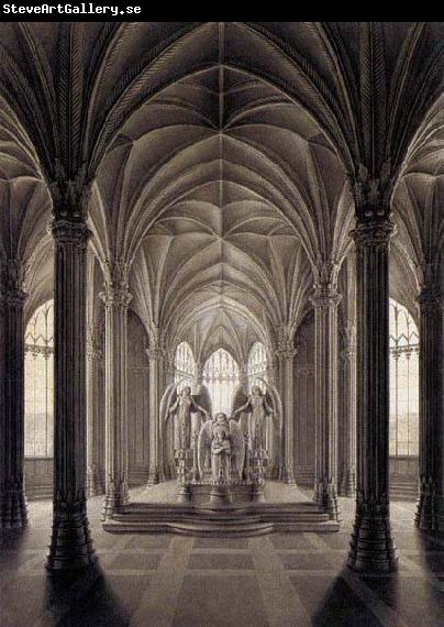 Karl friedrich schinkel Study for a Monument to Queen Louise